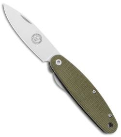 ESEE Churp Liner Lock Knife Green Micarta (2.75" Satin D2)