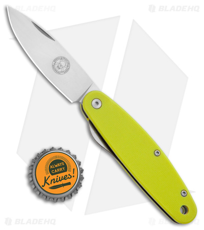 ESEE Churp Liner Lock Knife Yellow G-10 (2.75" Satin D2)