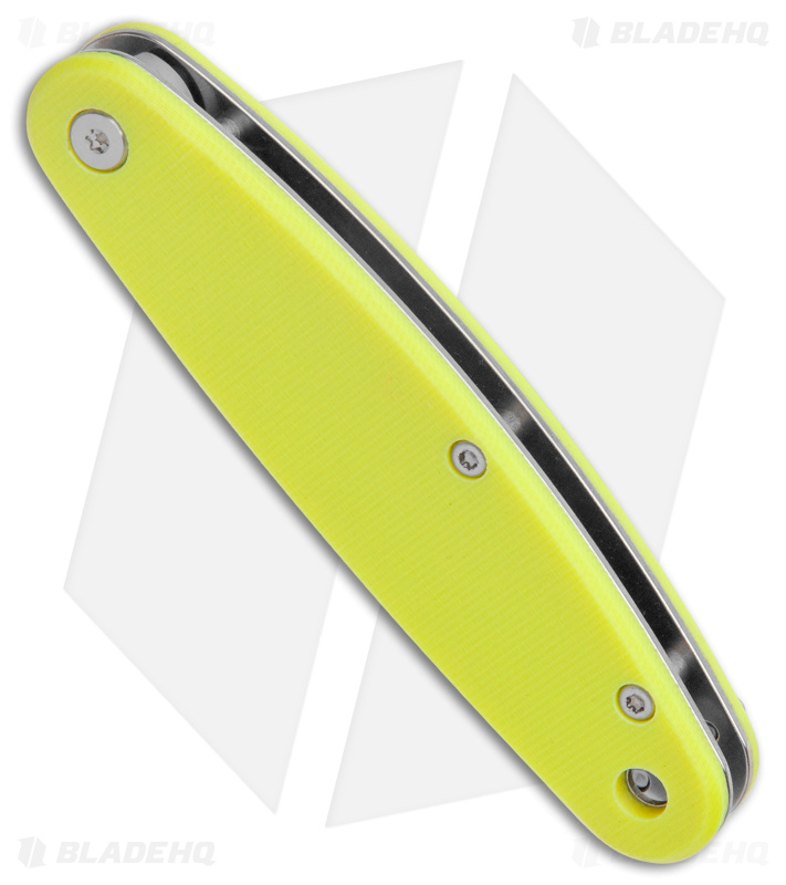 ESEE Churp Liner Lock Knife Yellow G-10 (2.75" Satin D2)