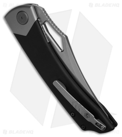BRS E-Volve Khopesh Liner Lock Knife Black G-10 (4.1" Stonewash) 