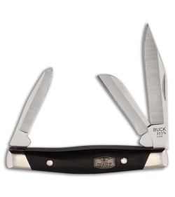 Buck 303 Cadet Slip Joint Knife Black Ebony Wood (2.6" Satin)