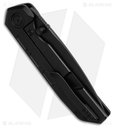 Bad Habits MFG Mofo Drop Point Frame Lock Knife Titanium (3.5" Black)