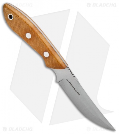 Bark River Adventurer Persian Fixed Blade Knife Canvas Micarta (3.3" Satin)