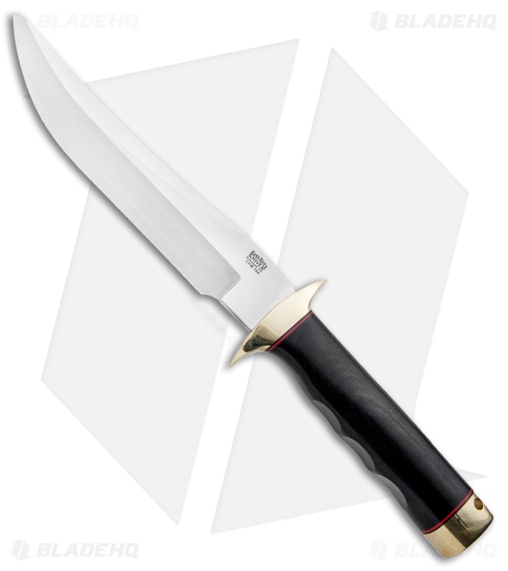 Bark River MACV-SOG Recondo Fixed Blade knife Black Canvas Micarta (7.1" Satin)