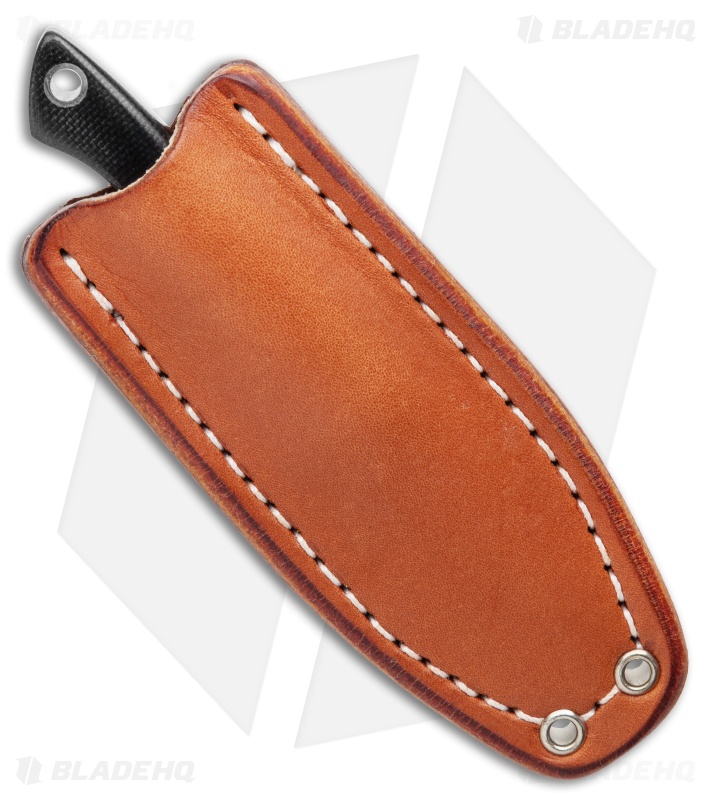 Bark River Micro Canadian S45VN Fixed Blade Knife Black Micarta (2.1" Satin)