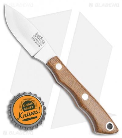 Bark River Micro Canadian S45VN Fixed Blade Knife Natural Micarta (2.1" Satin)