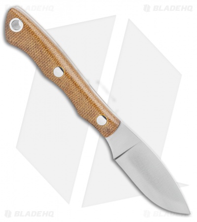 Bark River Micro Canadian S45VN Fixed Blade Knife Natural Micarta (2.1" Satin)