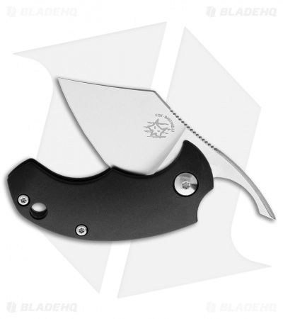 Bastinelli Creations BB Drago Friction Folder Knife Black FRN (4.1" Satin)