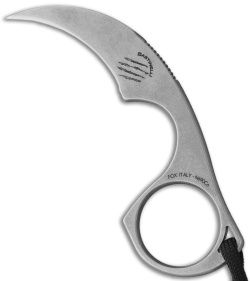 Bastinelli Creations Diagnostic Karambit Fixed Blade Knife w/Lanyard (1.5&quot; SW) | 128087