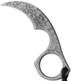 Bastinelli Creations Diagnostic  Karambit Knife Skulls Engraving (1.5&quot; SW) | 128086