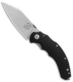 Bastinelli Dragotac Compact Titanium Frame Lock Knife Black G-10 (3.6" SW)