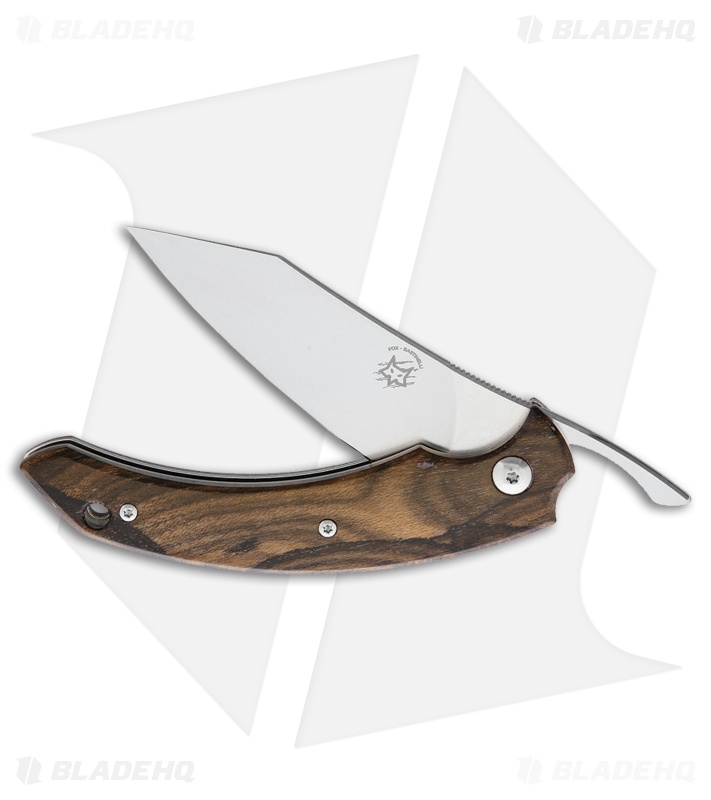 Bastinelli Creations Dragotac Slim Friction Folder Knife Ziricote (3.2" Satin)