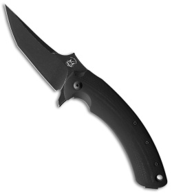 Bastinelli Creations Gecko Frame Lock Knife Black G-10/Ti (3.35" Black PVD)