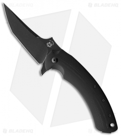 Bastinelli Creations Gecko Frame Lock Knife Black G-10/Ti (3.35" Black PVD) 