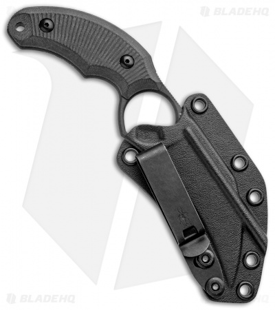 Bastinelli Creations HARPY Karambit Fixed Blade Black (3.25" Black SW) 