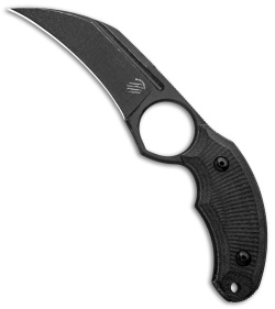 Bastinelli Creations HARPY Karambit Fixed Blade Black (3.25" Black SW) 