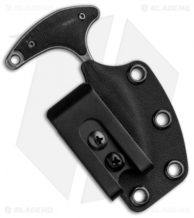 Bastinelli Creations L'Innocent Push Dagger Knife Black G-10 (1.75" Black SW)