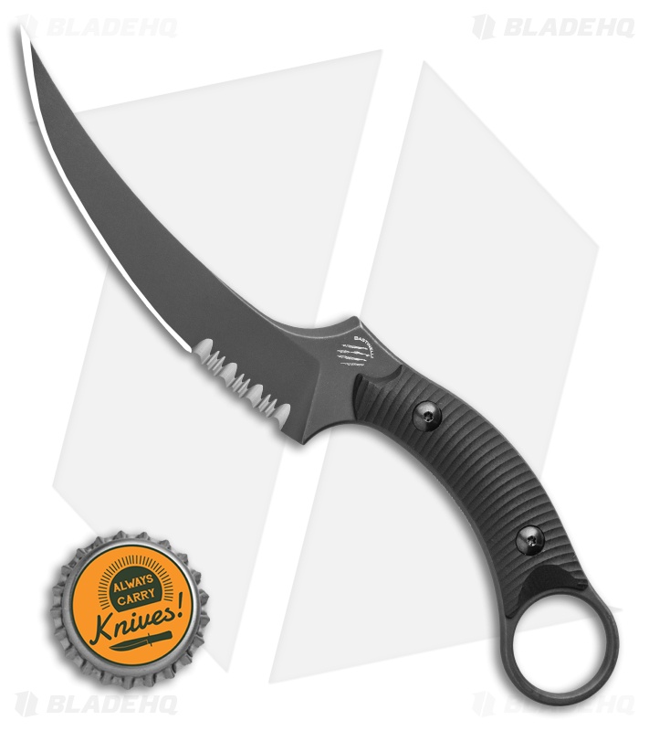 Bastinelli Creations Mako Fixed Blade Black G-10 (4.5 Bastinelli Creations Mako Fixed Blade Black G-10 (4.5
