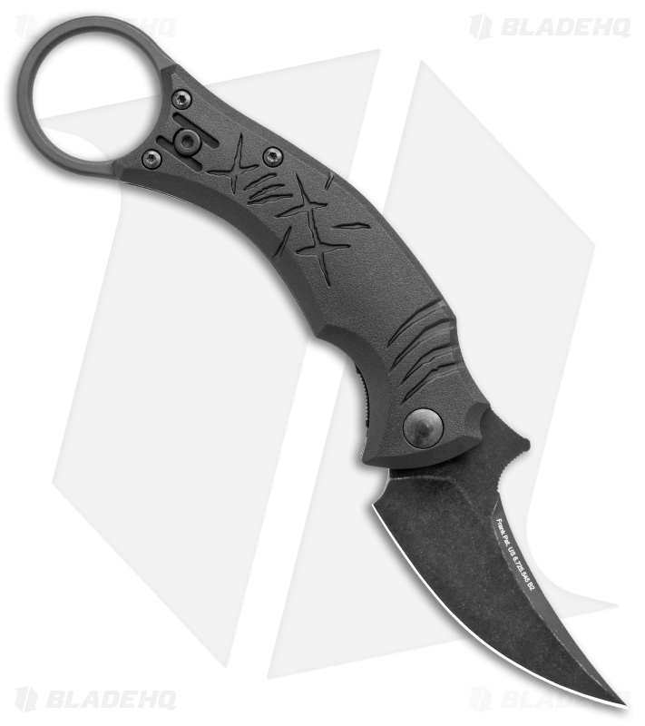 Bastinelli Creations Mako Liner Lock Knife Black FRN (2.9" Black)