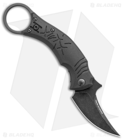 Bastinelli Creations Mako Liner Lock Knife Black FRN (2.9" Black)