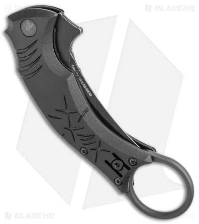 Bastinelli Creations Mako Liner Lock Knife Black FRN (2.9" Black)