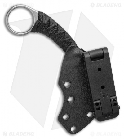 Bastinelli PiKa Picoeur Karambit Fixed Blade Knife Wrapped w/ Menuki (1" SW)