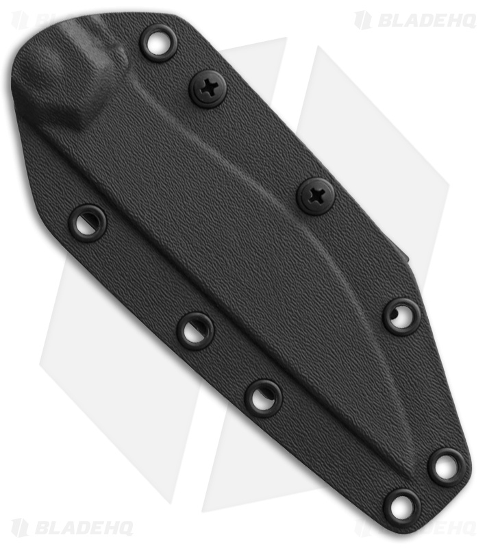 Bastinelli Creations Silence Slim Fixed Blade Knife Micarta (4.75" Black)