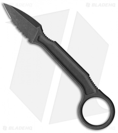 Bastinelli Creations Spade Fixed Blade Knife (1.75"  SW Serr)