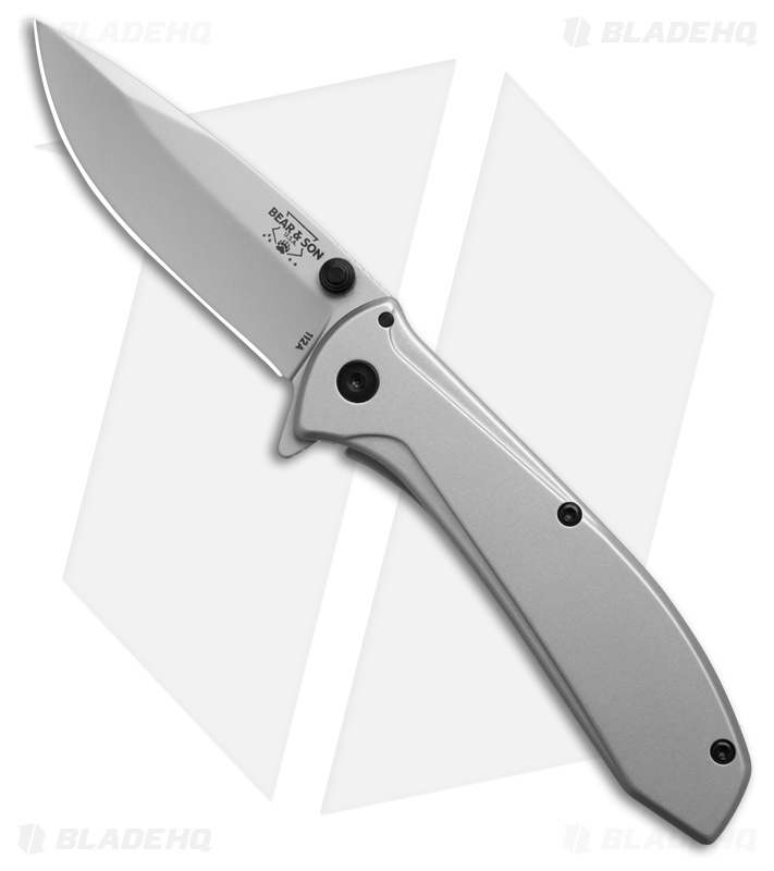 Bear & Son Spring Assisted Frame Lock Knife SS BB