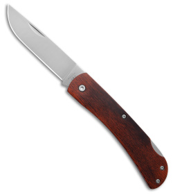 Bear & Son Rosewood Large Farmhand Lock Back Pocket Knife Rosewood (3.5" SW)