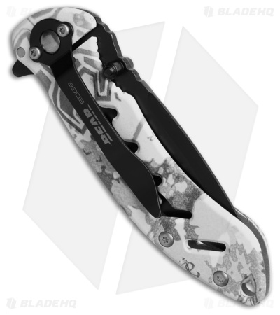 Bear Edge Brisk 1.0 Frame Lock Knife TrueTimber Viper White SS (3.25" Black) 