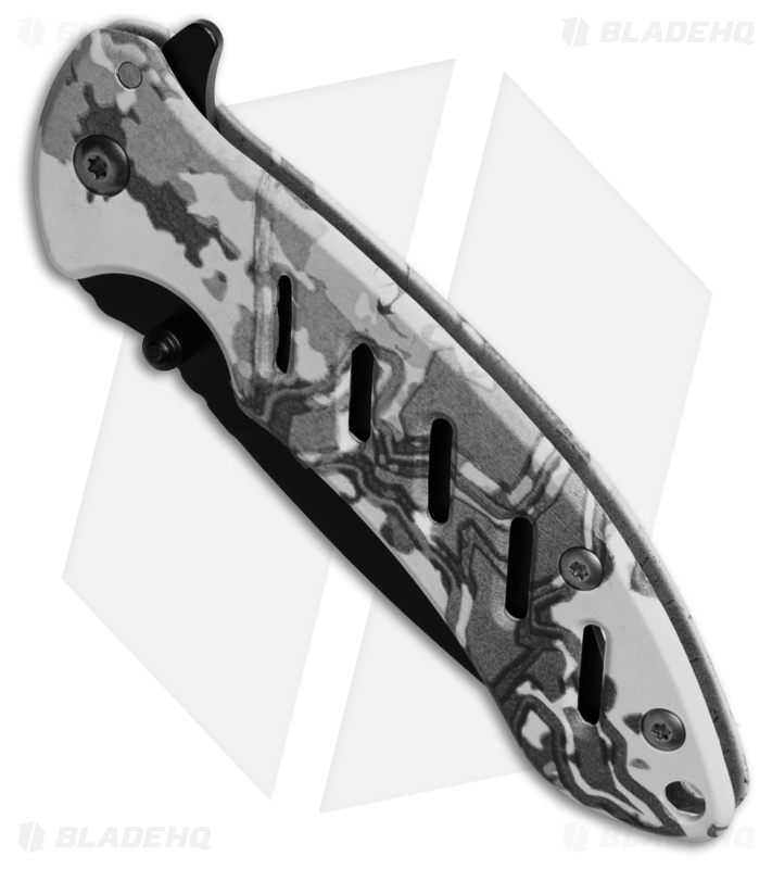 Bear Edge Brisk 1.0 Frame Lock Knife TrueTimber Viper White SS (3.25" Black) 