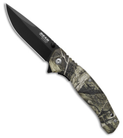 Bear Edge Brisk 2.0 Liner Lock Knife Realtree Edge Camo Zytel (3.5" Black) 61537