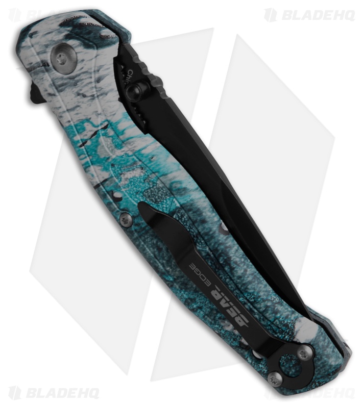Bear Edge Brisk 2.0 Spring Assisted Knife Rift Blue Zytel