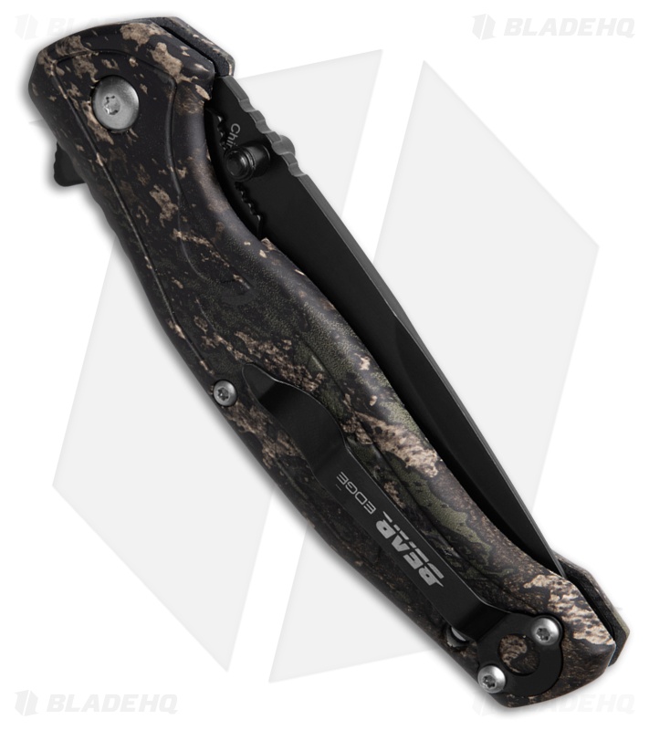 Bear Edge Brisk 2.0 Spring Assisted Knife Strata Zytel Black