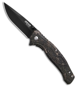 Bear Edge Brisk 2.0 Spring Assisted Knife TrueTimber Strata Zytel (3.1" Black)