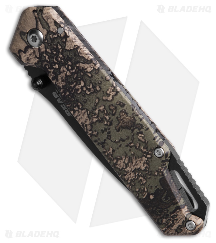 Bear Edge Brisk 3.0 Frame Lock Knife TrueTimber Strata Camo SS (3" Black)