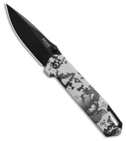 Bear Edge Brisk 3.0 Frame Lock Knife TrueTimber Viper White SS (3" Black)
