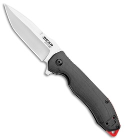 Bear Edge Sidewinder Frame Lock Knife Black G-10 (3.25" Satin)