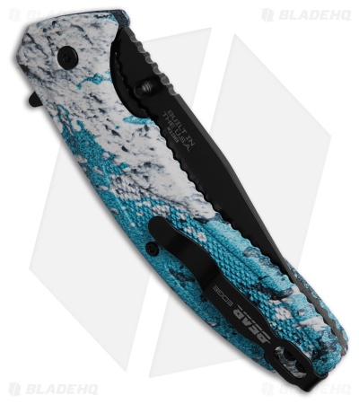 Bear Edge Sideliner Spring Assisted Knife TrueTimber Rift Zytel (3.5" Black)