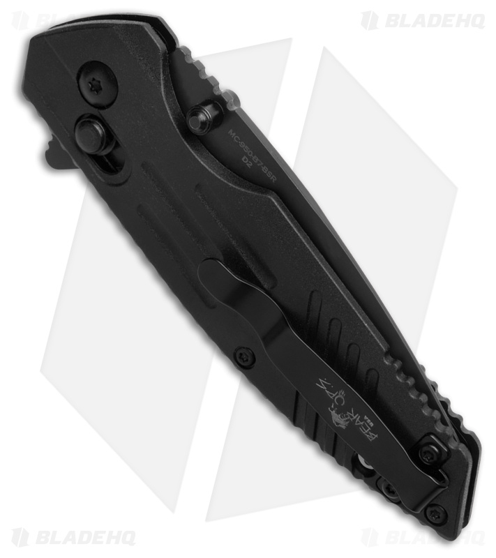 Bear OPS Rancor IX Slide Lock Knife Black Zytel (3" Black Serrated)
