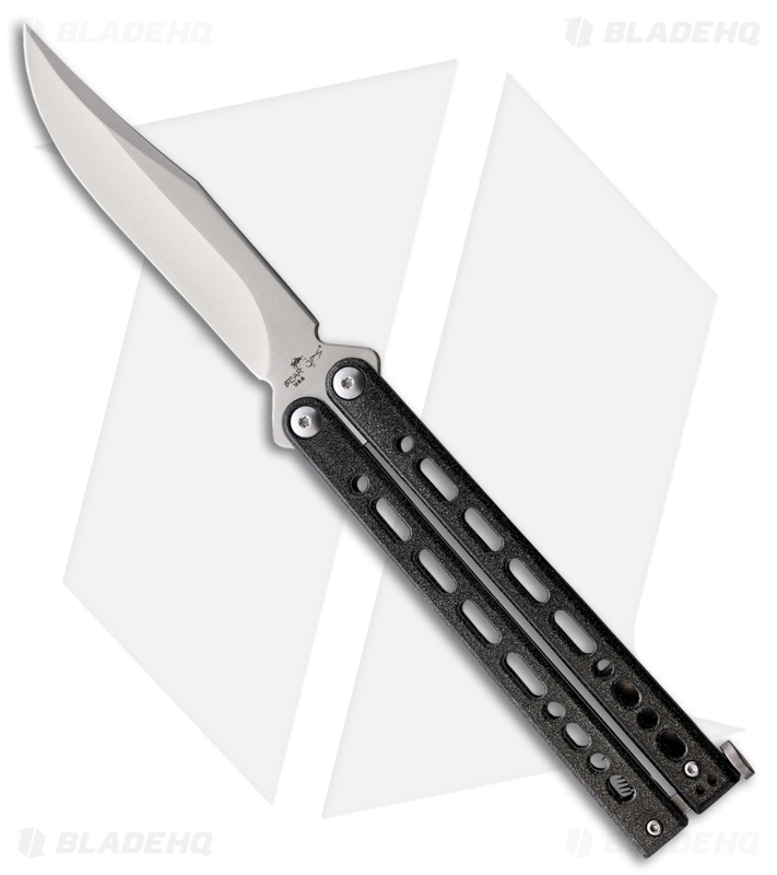 Bear Ops Bear Song VIII Galaxy Clip Point Butterfly Knife Galaxy (4" Satin)