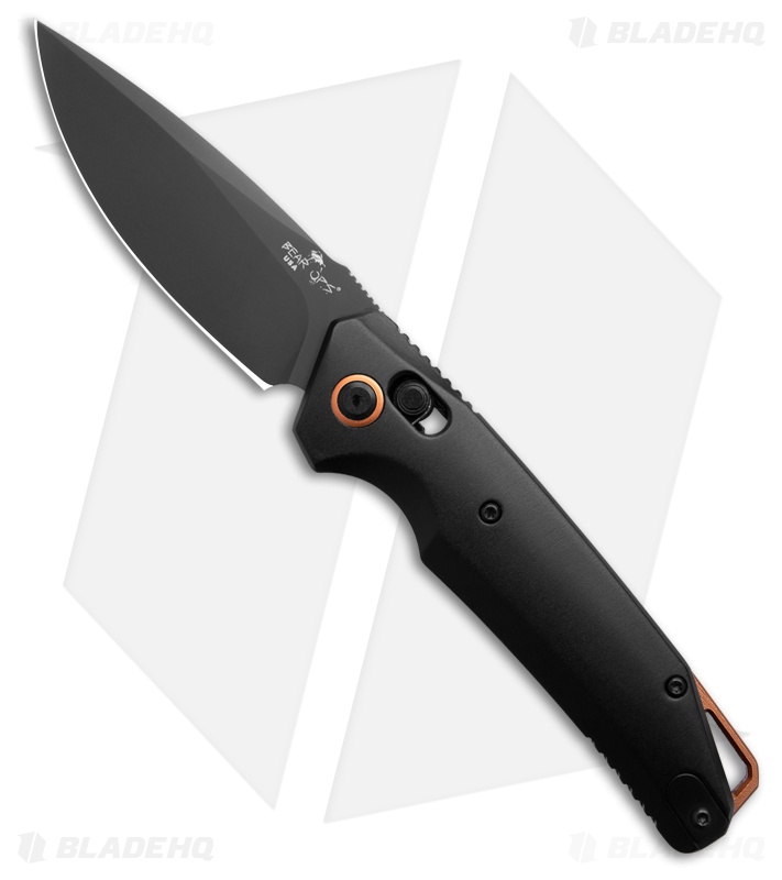 Bear Ops KATAKT II Automatic Slide Lock Knife Black Al/Copper (3.25" Black)