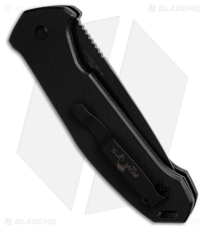 Bear OPS Bold Action V Automatic Knife Black G-10 (3.25" Black D2) AC-561-B4-B