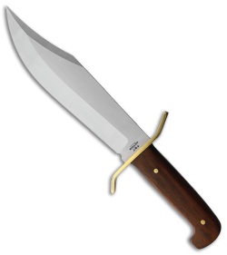 Bear & Son Bear & Son 12" Cocobola Gold Rush Bowie Fixed Blade Knife (7.4" Satin) - $126.95 at Blade HQ