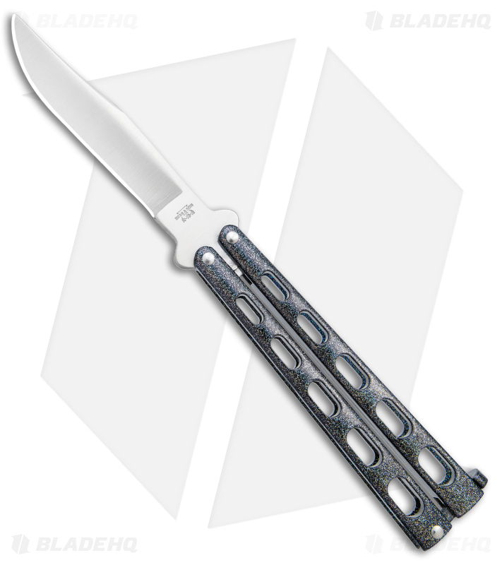 Bear & Son 5" Butterfly Knife Galaxy (4" Satin) 114GX