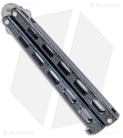 Bear & Son 5" Butterfly Knife Galaxy (4" Satin) 114GX
