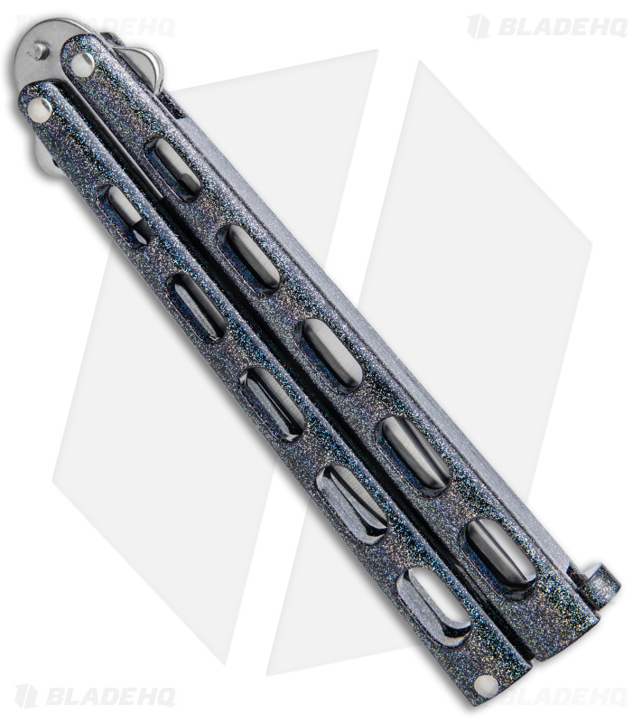 Bear & Son 5" Butterfly Knife Galaxy (4" Satin) 114GX