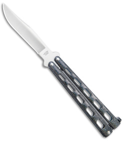 Bear & Son 5" Butterfly Knife Galaxy (4" Satin) 114GX