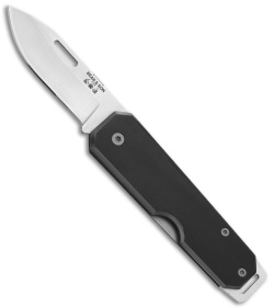 Bear & Son 110 Slip Joint Pocket Knife Black Aluminum (2.4" Satin) 